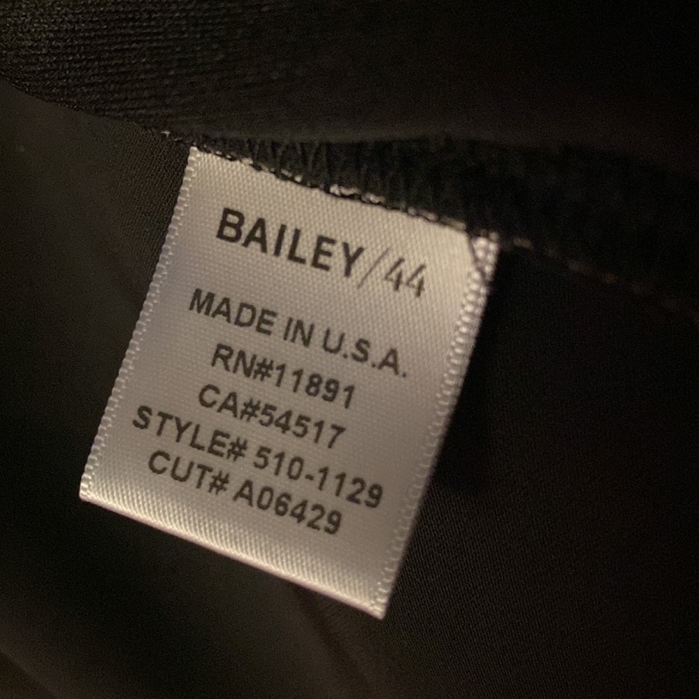 Bailey 44 Cocktail Evening Black with Embellishments Dress Size M” - Picture 6 of 7